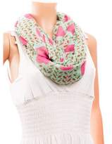 Thumbnail for your product : Celik Women's Infiniti Scarves Love Heart Pattern On Solid Background