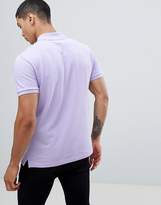 Thumbnail for your product : Lacoste slim fit pique polo in lilac