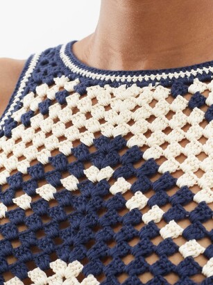 Zimmermann Chintz Crochet-cotton Tank Top