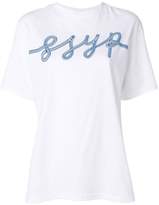 Thumbnail for your product : Sjyp logo printed T-shirt