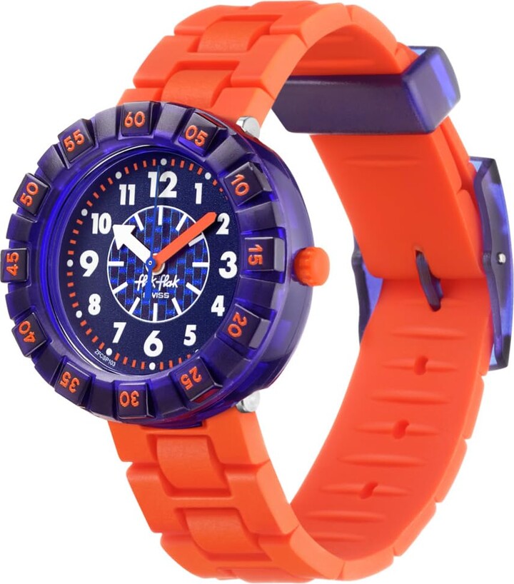 Flik Flak ORANGEBRICK Unisex Kids Watch (Model: ZFCSP103)