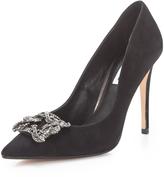 Thumbnail for your product : Dune Breanna Suede Jewelled Court Shoes
