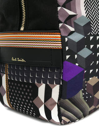 Paul Smith Geometric Mini print backpack