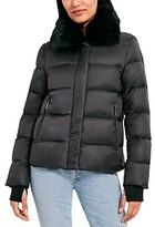 Thumbnail for your product : Dawn Levy Vera Shearling Collar Coat