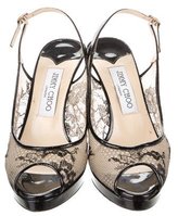 Thumbnail for your product : Jimmy Choo Slingback Lace Pumps