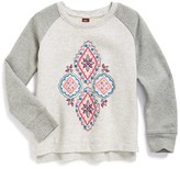 Thumbnail for your product : Tea Collection 'Zulema' Raglan Sleeve Sweatshirt (Toddler Girls, Little Girls & Big Girls)
