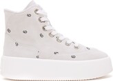 Thumbnail for your product : MM6 MAISON MARGIELA Logo High Top Sneakers