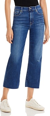 7 For All Mankind Alexa High Rise Cropped Wide Leg Jeans in Opp Norton -  ShopStyle