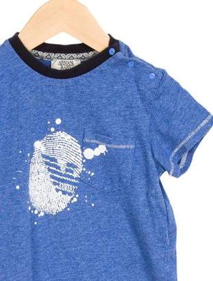 Giorgio Armani Baby Boys' Short Sleeve Graphic Shirt