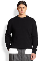 Thumbnail for your product : Givenchy Contrasting Panel Wool Sweater
