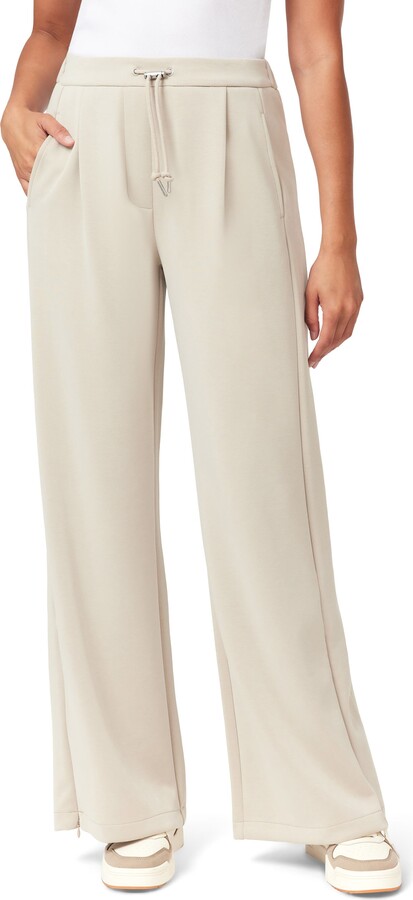 Scotch & Soda Wide Leg Zip Ankle Pants