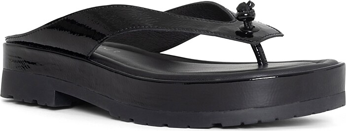 Donald J Pliner Women's Slip On Thong Platform Sandals