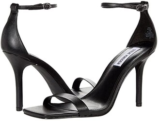 black high heels strap