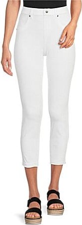 Hue Ultra Soft Denim High Rise Skimmer Crop Jeggings