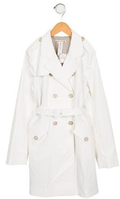 Bonpoint Girls' Double-Breasted Belted Coat w/ Tags