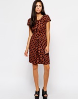 Thumbnail for your product : Yumi Twist Front Dress in Geo Print