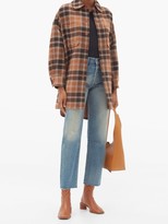Thumbnail for your product : Chimala Cropped-cuff Straight-leg Denim Jeans - Light Denim