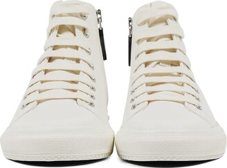 Burberry Logo Print Cotton Lace-up Sneakers
