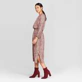 Thumbnail for your product : Prologue Women's Long Sleeve Crewneck Midi Dress - PrologueTM Red