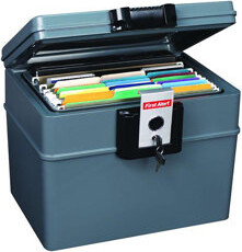 First Alert Waterproof/Fireproof File Safe with Key Lock