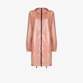 Rains Pink Ultralight Zip-Up Raincoat