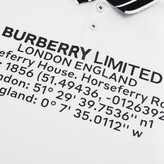 Thumbnail for your product : Burberry Location Print Cotton Pique Polo Shirt