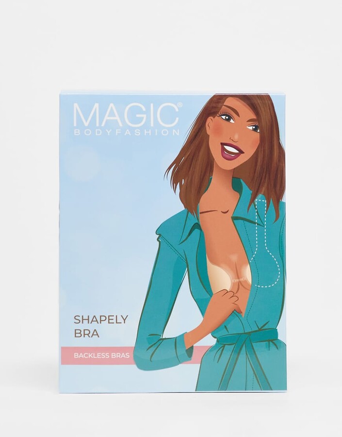 Magic Bodyfashion Shapely backless lifting reusable stick on bra in beige