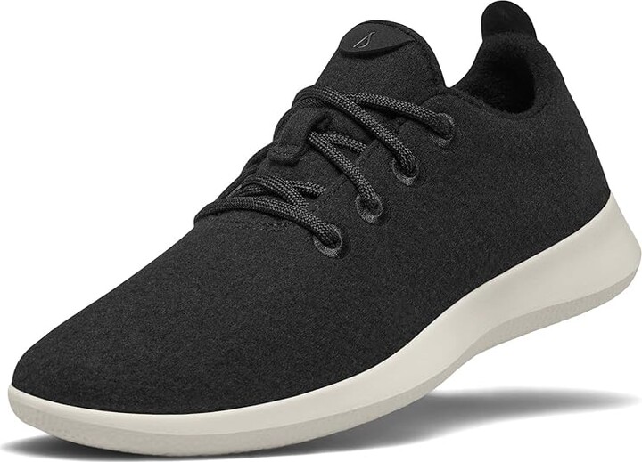 Allbirds Wool Runner Women's Shoes True Black (Cream) : 8 B - Medium