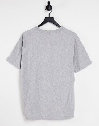 New Balance stacked label logo t-shirt in grey