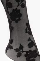 Thumbnail for your product : boohoo Kirsten Floral 20 Denier Tights