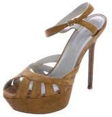 Thumbnail for your product : Sergio Rossi Suede Platform Sandals