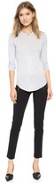Thumbnail for your product : Vince Contrast Placket Long Sleeve Henley