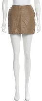 Thumbnail for your product : Maje Leather Mini Skirt
