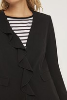 Thumbnail for your product : Long Tall Sally Ruffle Front Blazer