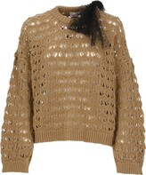 Tulle Bow Knitted Jumper 