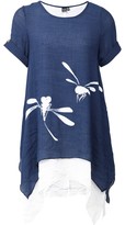 Thumbnail for your product : M&Co Izabel dragonfly print top