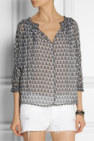 Thumbnail for your product : Diane von Furstenberg Bryn printed silk-chiffon blouse
