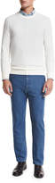 Thumbnail for your product : Ermenegildo Zegna Japanese Denim Straight-Leg Jeans, Medium Blue