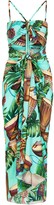 Thumbnail for your product : Dolce & Gabbana Tropical Print Fitted Dress