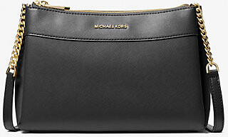 Michael Kors Lori Small Faux Saffiano Leather Crossbody Bag - ShopStyle