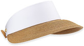 Thumbnail for your product : Eric Javits Champ Squishee Visor, Natural/White