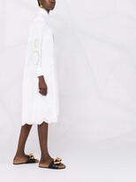 Thumbnail for your product : Tory Burch Embroidered Cotton Shirt Dress