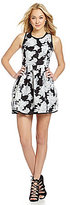Thumbnail for your product : Sugar Lips Sugarlips Fleur Petal Press Fit-and-Flare Dress