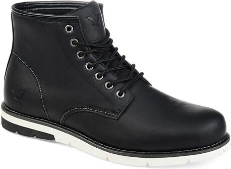 Territory Men's Leather Axel Wide Width Ankle Boot - Black - Size 10 1/2