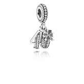 Thumbnail for your product : Pandora 40 cubic zirconia silver dangle charm