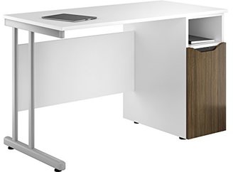 Kit Out My Office UCLIC Cantilever Desk Cupboard with 1 Door Base Unit, Metal, Dark Olive, 1200 mm