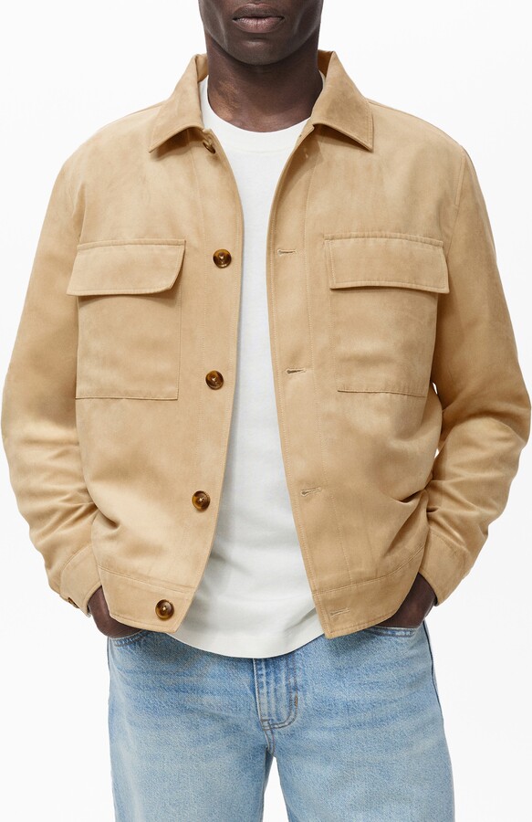 Faux Suede Jacket