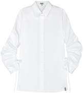 KENZO White Cotton Poplin Shirt 