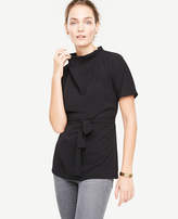 Thumbnail for your product : Ann Taylor Tall Mock Neck Tie Waist Tunic