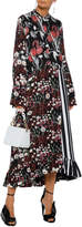 Thumbnail for your product : Mother of Pearl Wrap-effect Ruffled Printed Twill Midi Dress